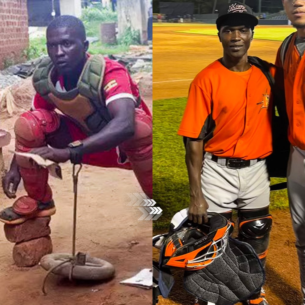 Front Office Sports on X: Dennis Kasumba wants to become Uganda's  first-ever MLB player. Videos of his training — often in dirt or grass  fields — went viral, and he was invited