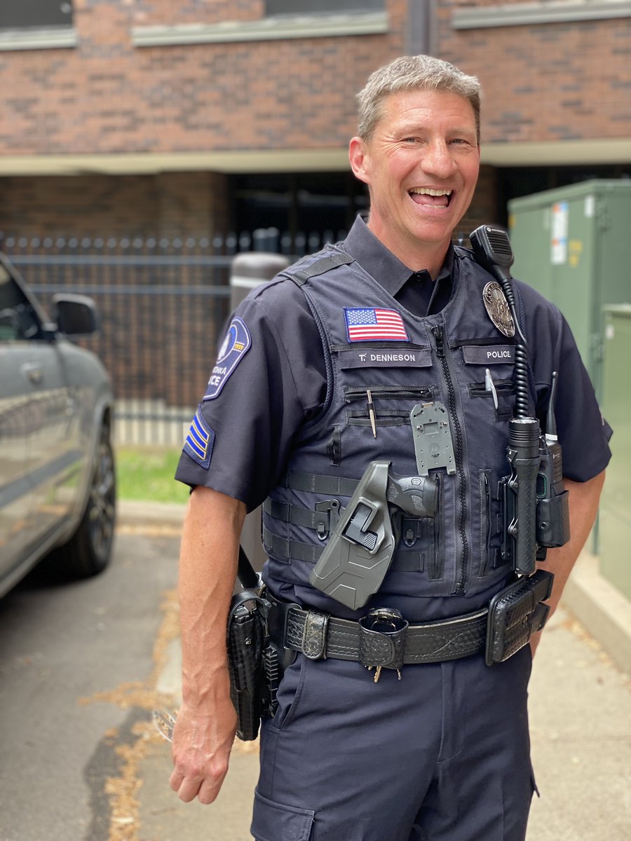 We're going to miss Sgt. Troy Denneson around here, as he signs off for the last time today, after 25 years of service to the <a href="/MinnetonkaMN/">City of Minnetonka</a> community! Congratulations and happy retirement, Sgt. Denneson!

Read more about Sgt. Denneson's career: bit.ly/45RCdbH