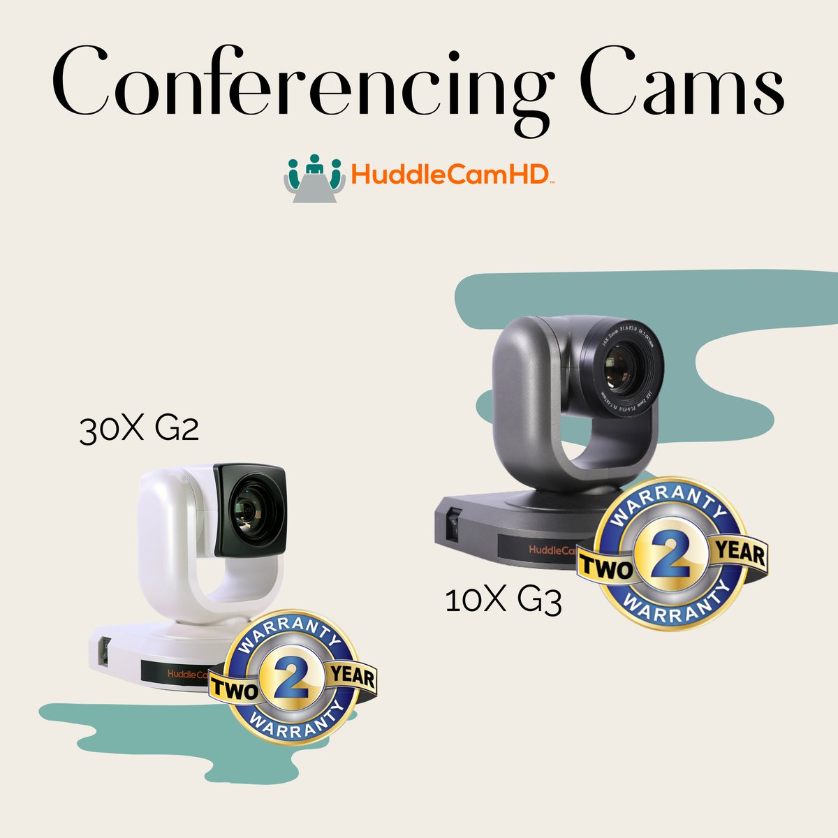 Unrivaled warranties when you're a HuddleCamHD customer. Check out some of our conferencing cameras on our website! 📸🎊

huddlecamhd.com