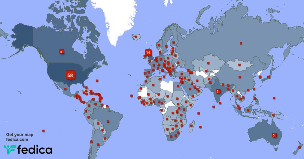 Special thank you to my 17 new followers from Portugal, and more last week. fedica.com/!Larry_B_Gray