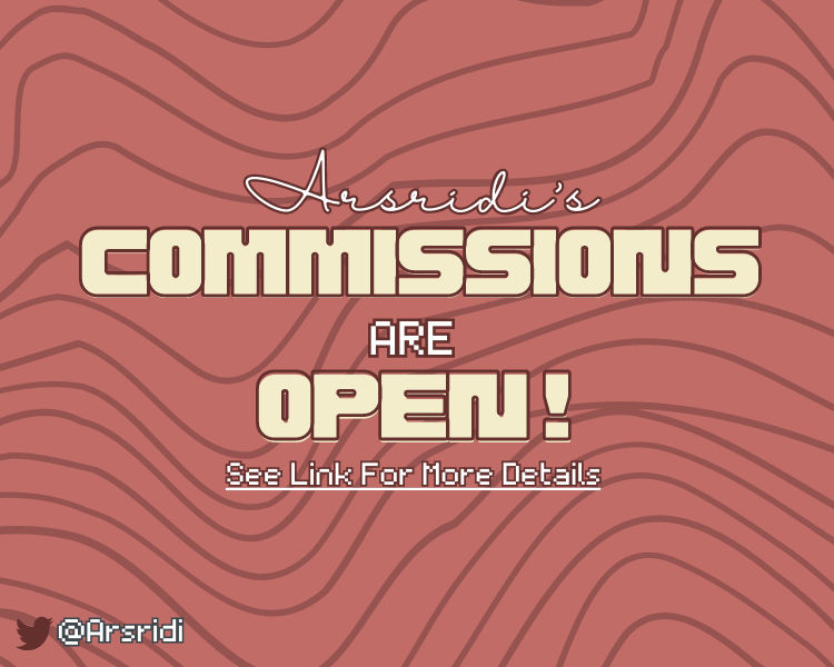 Arsridi's tweet photo. After procrastinating this for so long, I'm finally taking commissions :D. Check out these stuff I made here and if you'd like to commission me, please DM me on twitter. If you are just a passerby but wants to support me, I'd appreciate the retweets :) (3 slots) https://t.co/CJS2jXO21j