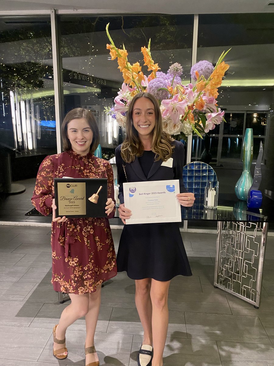 macdougallbio's tweet image. Had a great time at the #BellRinger awards last night! #MacDougall was honored with a Bronze Bell and Merit Award for the incredible work done by our team in helping shape the stories of our #lifescience clients. Check out some of our work here: macdougall.bio/our-work/