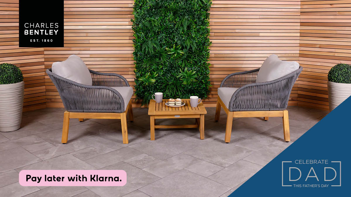 Spend a little more time with Dad! t.ly/263s This wood and rope bistro set will help create a comfortable catch up spot for Father’s day. #FathersDay #Gifts #Surprise #Relax #Furniture #BBQ #PizzaOven #CharlesBentley