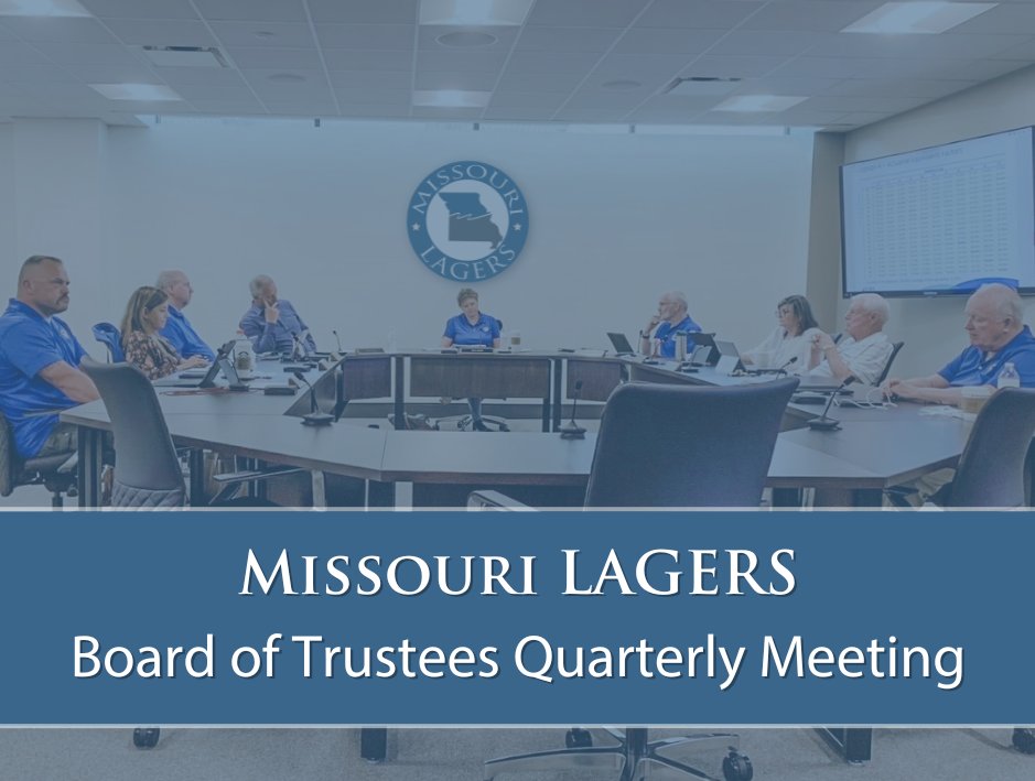 LAGERS' 2nd Quarter Board Meeting will be held on June 16, 2023 in Jefferson City, Missouri.  For more information visit our website: conta.cc/3hZdptT