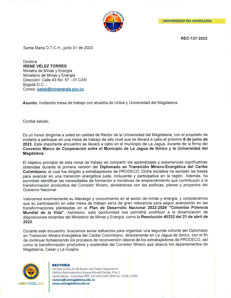 CentroCipame's tweet photo. Alianza por la transformación: CIPAME, la Alcaldía de La Jagua de Ibirico y la @unimagdalena se comprometen a respaldar a los trabajadores afectados por la mina @Glencore.
#NoMasAbusoDeDerechos #CIPAME #MinisterioDeMinas #LaJagua #Glencore #TransiciónEnergética https://t.co/g5hkmAOsKA