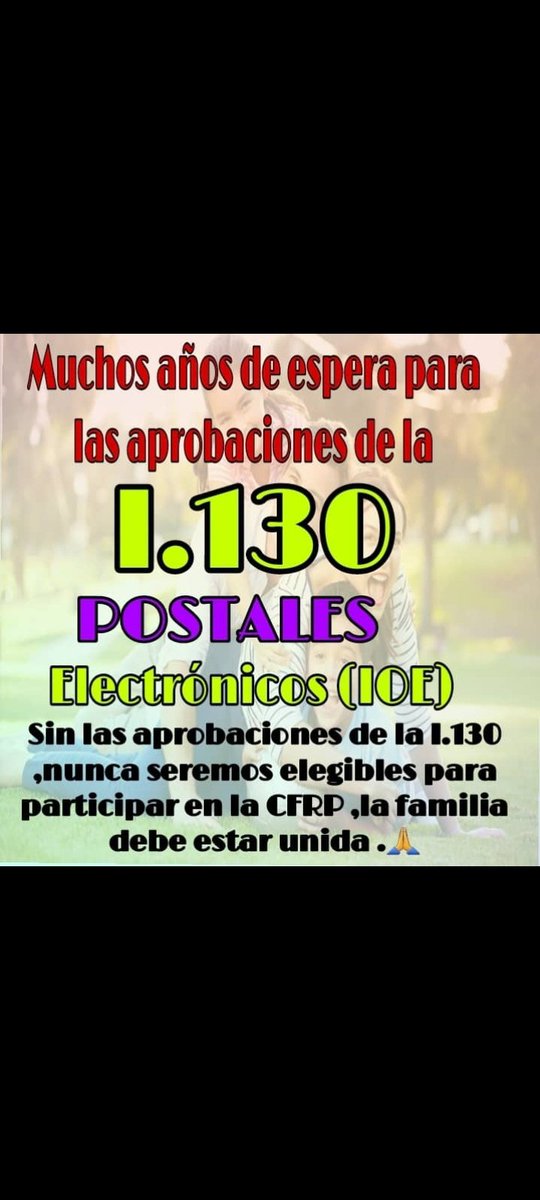 #i.130sinaprobar
#Casospostales
#Casoselectronicos
#CFRP
<a href="/USCIS/">USCIS</a> 
@USCISCalifornia
<a href="/USCIS_es/">USCIS Español</a>