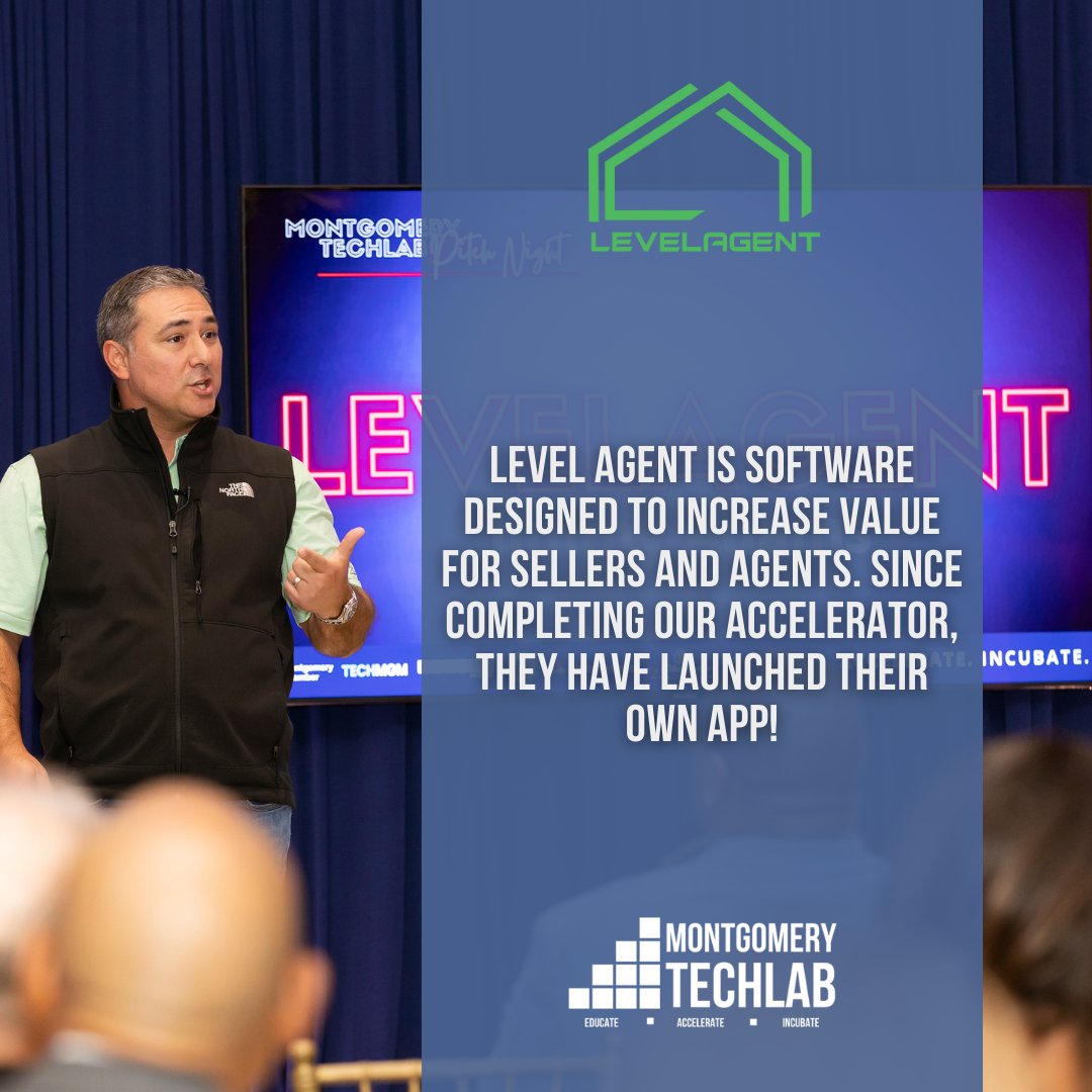 mgmtechlab's tweet photo. Our next cohort highlights are We Are VR Leaders and Level Agent!

We are so proud of both of these great companies!

#MGMTechLab #montgomery #tech #montgomerytechlab #innovation https://t.co/kTf86UpZkt