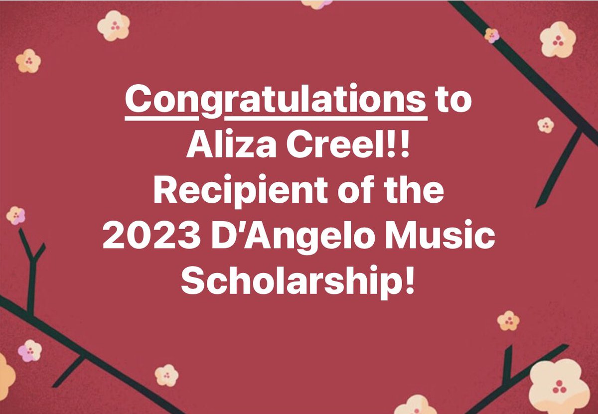 🎶🎻🎶FoPM music is very proud to announce this years’ recipient of the Roberto D’Angelo Music Scholarship!!🎶🎻🎶 #pomperaughighschool #seniors #music