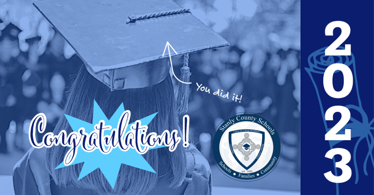 StanlySchools's tweet image. 🙌👏 Time to Celebrate! 👏🙌
Congratulations to all our outstanding seniors who have achieved many goals and now are starting a new beginning to their journey.
We are proud of all of you!