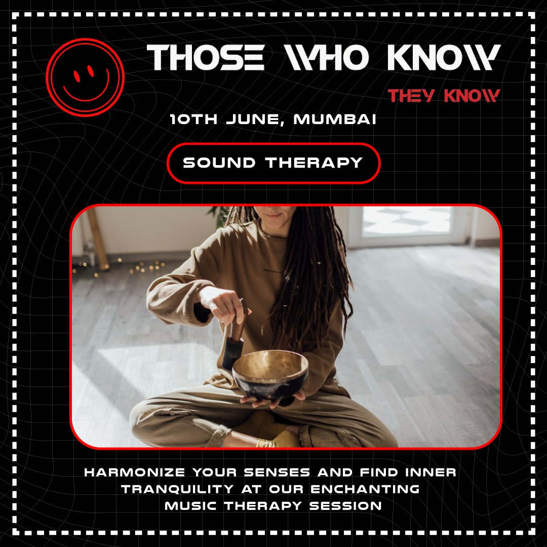Join us on June 10th at our secret location for a mesmerizing sound therapy session that will rejuvenate your senses!

#soundhealing #soundsofsilence #advaitdanke #vibrationalalchemy #soundmeditation #soundtherapy #musictherapy #soundhealingmeditation #soundhealingbowls