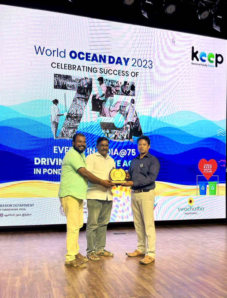 dharunkumaran's tweet photo. #ThankingYou @Tr_Gayathri & @keeppondyclean NGO on behalf of @Eeramfoundation https://t.co/mNRhXVQfiH