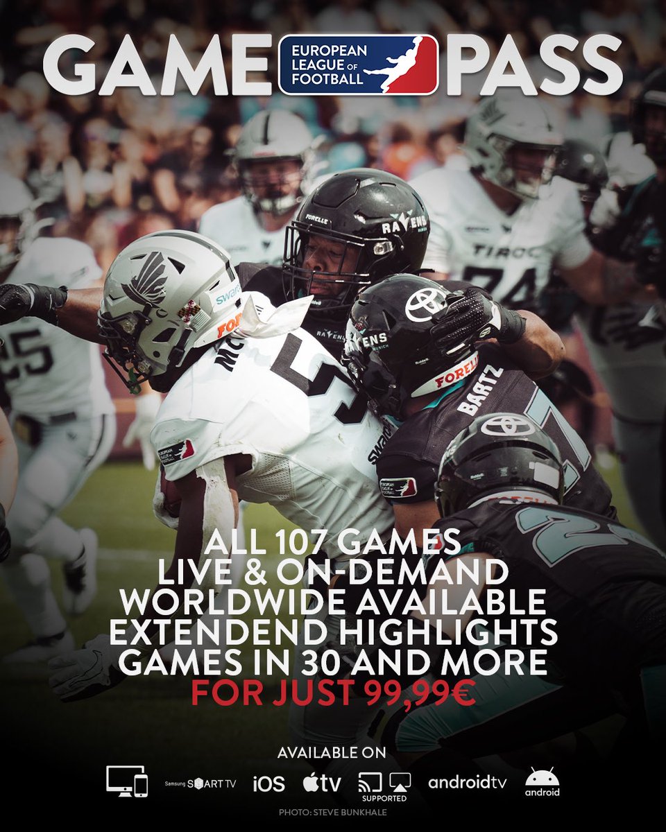 European League of Football on Twitter "Get your Gamepass now & watch European League of Football on Twitter "Get your Gamepass now & watch