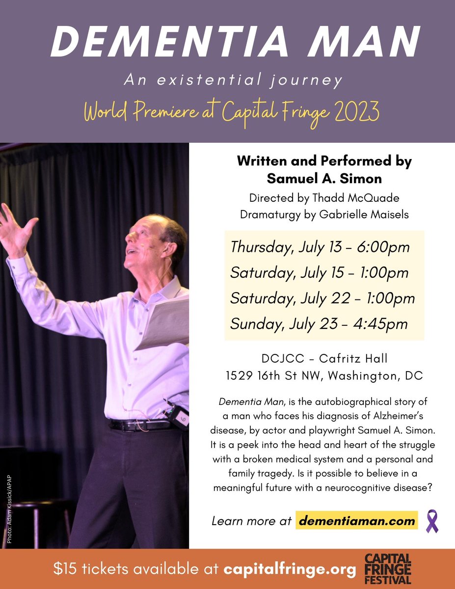 Welcome to the Dementia Man Twitter World -- Using the Arts to imagine a world of dignity and access for those of us with a Neurogontive disability