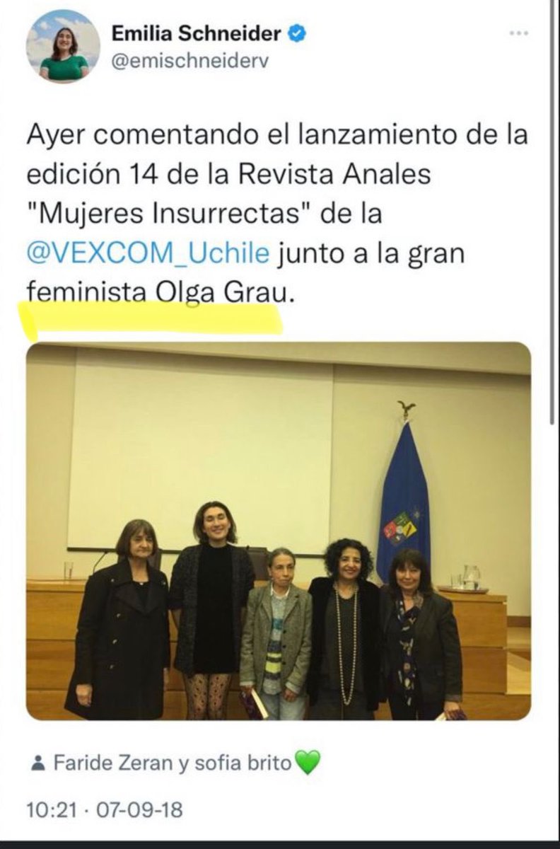 SchubertRubio's tweet photo. Cuando hablamos de que hay una campaña sistemática de hipersexualización de la infancia nos referimos a esto: Olga Grau (prof. UChile y referente de la izquierda) habla de la necesidad de poner de relieve que los niños sean sexualizados porque sus cuerpos son deseantes, etc…etc. https://t.co/0KrhImMG8h