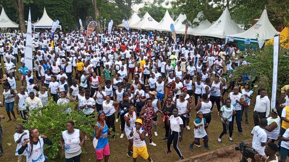 gandamediagency's tweet photo. Thousands of Banyoro participate in the #EmpangoRun23 as part of the events to celebrate Omukama Iguru coronation celebrations https://t.co/UDyMBhOUUN