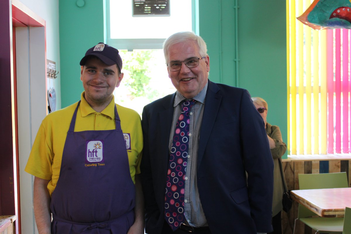 MarkTamiMP's tweet photo. I enjoyed spending time with the Hft team today, visiting @Caffi Dai and Growing Places in Shotton and Hwb Cyfle in Queensferry. Hft run fantastic projects offering support to people with learning disabilities, from a day service to internships and work opportunities 👏👏 https://t.co/EqeVYN8e4U