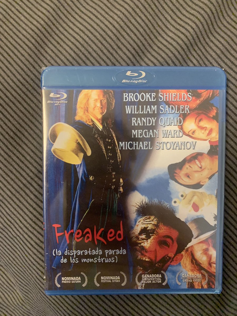 This arrived today. This is a Spanish blu-ray for the film Freaked. I have heard good things about this film.