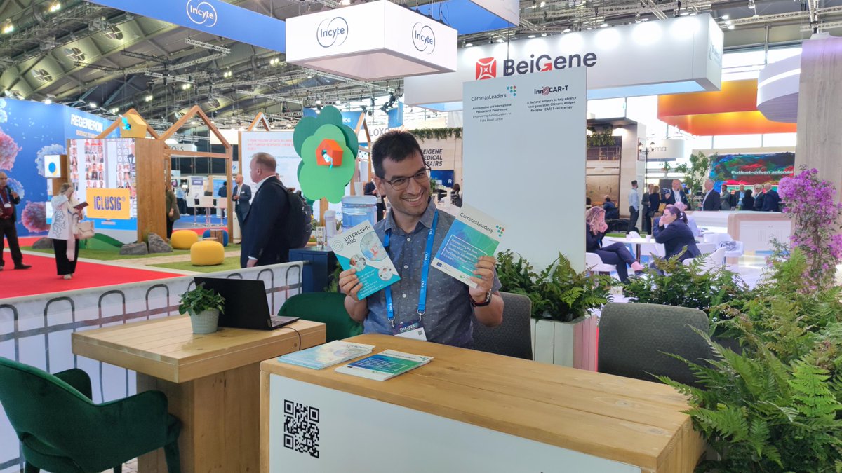 CarrerasLeaders's tweet photo. Day 2 at the @EHA_Hematology 2023 Congress in Frankfurt
#CarrerasLeaders is at the Collaboration Plaza, represented by our Scientific coordinator @MarcusBuschbeck and @martibadal. 
If you are a PhD student, don't miss the chance to learn first hand about the program. @MSCActions https://t.co/nH5mn4DVC2