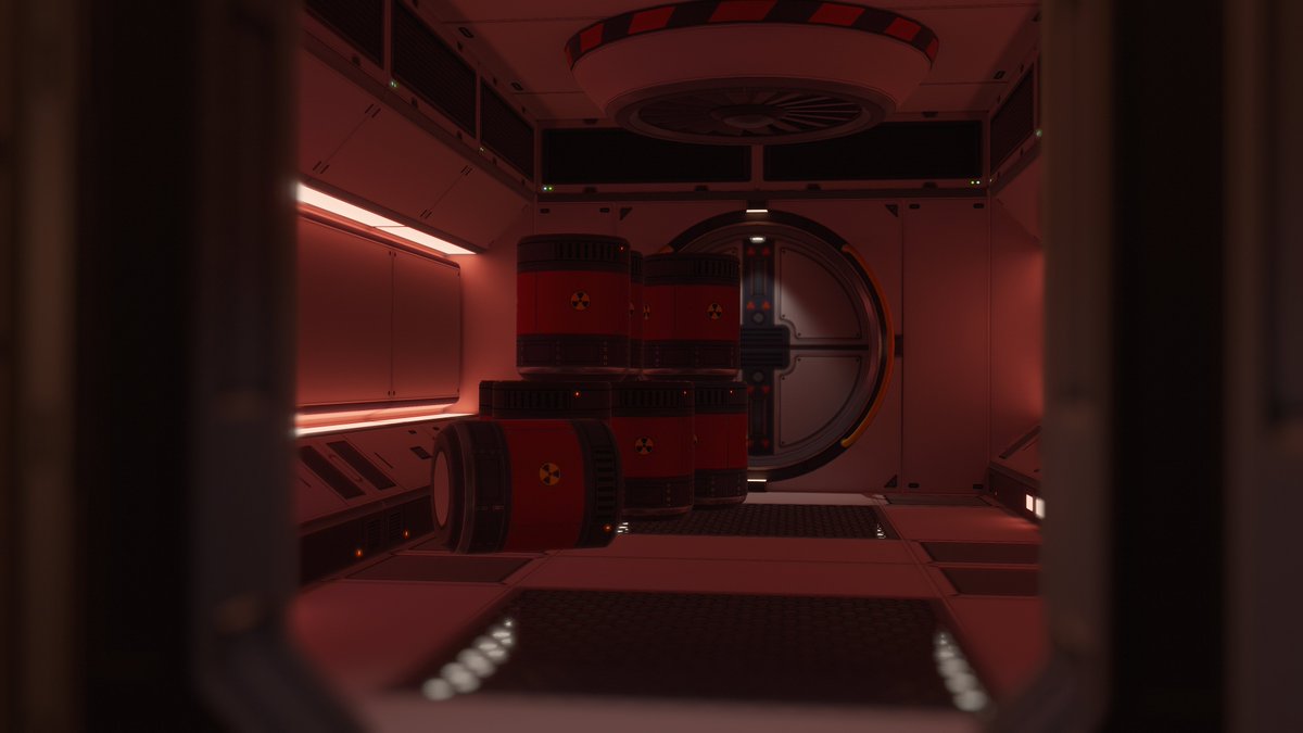 TimSchel2000's tweet photo. Spaceship Hangout Encounters is live now! Go explore many new locations and experience random encounters. Use the new fuel system to boost your jump range or relax in the updated lounge! #VRChat #MadeInVRChat https://t.co/CoCU1dVSQk