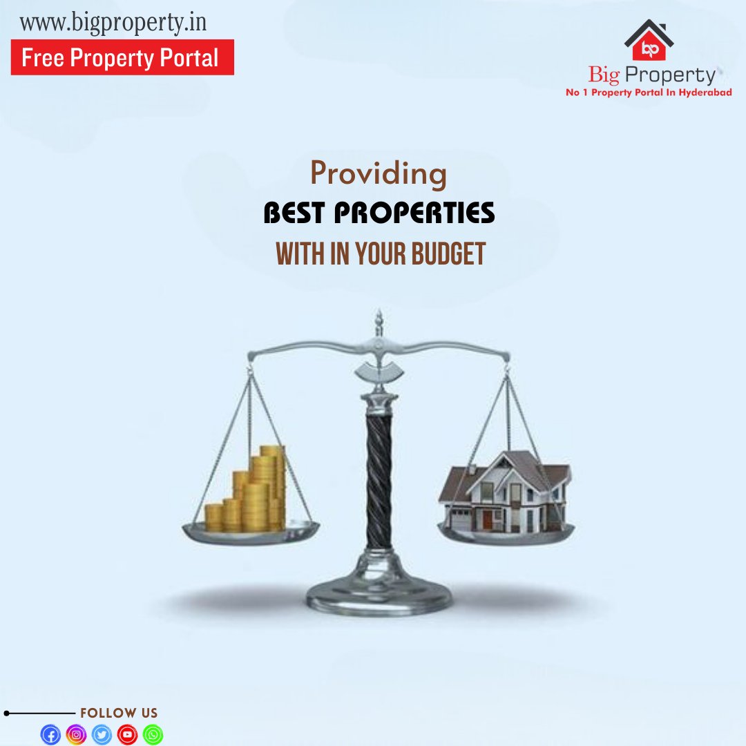 Hyderabad and its surroundings We are Providing the Best Properties For you. that is within your budget. visit our bigproperty website and choose and Buy the best property.
#bestproperty #HyderabadProperty #Cleartitleproperty #realestate #Telanganarealestate #apartmentsforsale