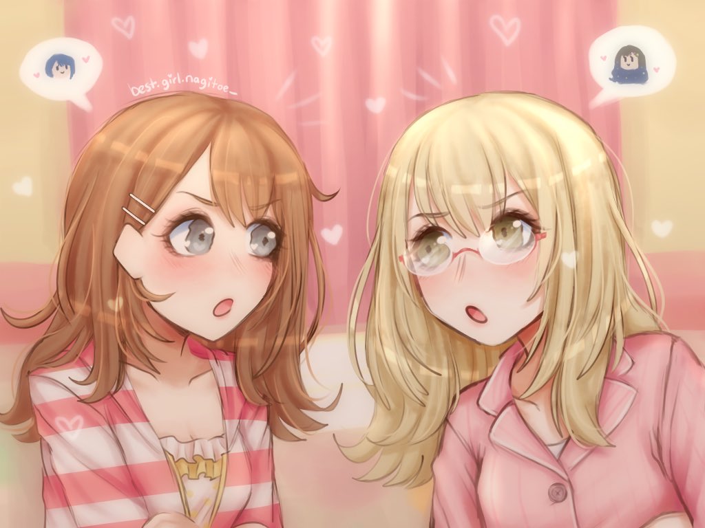 They’re ranting ab their gfs<3 #minorihanasato #kohaneazusawa #minoharu #anhane #Prsk_FA #prsk_GL #pjsk