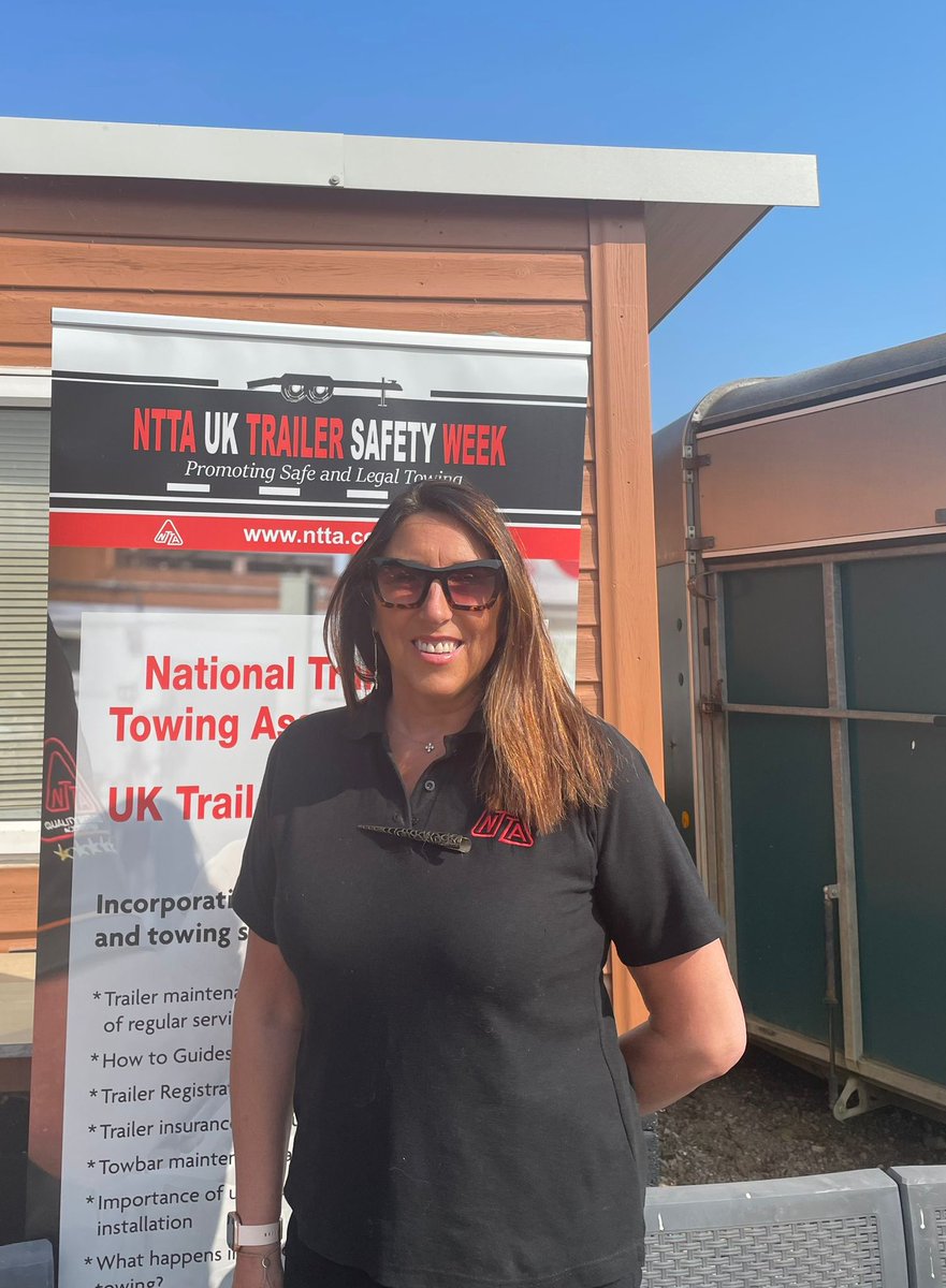 nttauk's tweet photo. Sarah & Julie from the NTTA are at MCEA in Wiltshire for the towing training day! #uktrailersafetyweek.
They will be joined by DVLA, DVSA and Police forces. The aim of the day is to provide towing training, education and to highlight the importance of trailer safety checks. https://t.co/PnTZr9NhmG