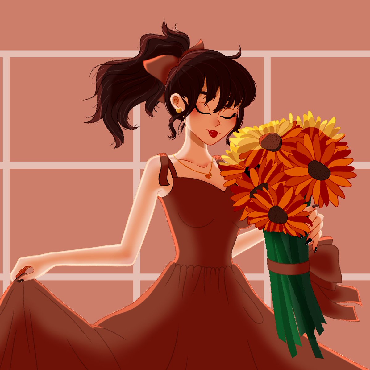 Natalia_k_art's tweet photo. summer dress.

#dress #fashion #summerdress #summertime #sunflowers #sunset #sunsetphotography #sunsetart #sunsetlight #artoftheday #art #womanartist #handmade #sketch #sketchart #brown #pridemonth #brownart #digitalart #medibang #desing #ocart #ArtistOnTwitter #Pride2023 https://t.co/A6Wr9v4eIi