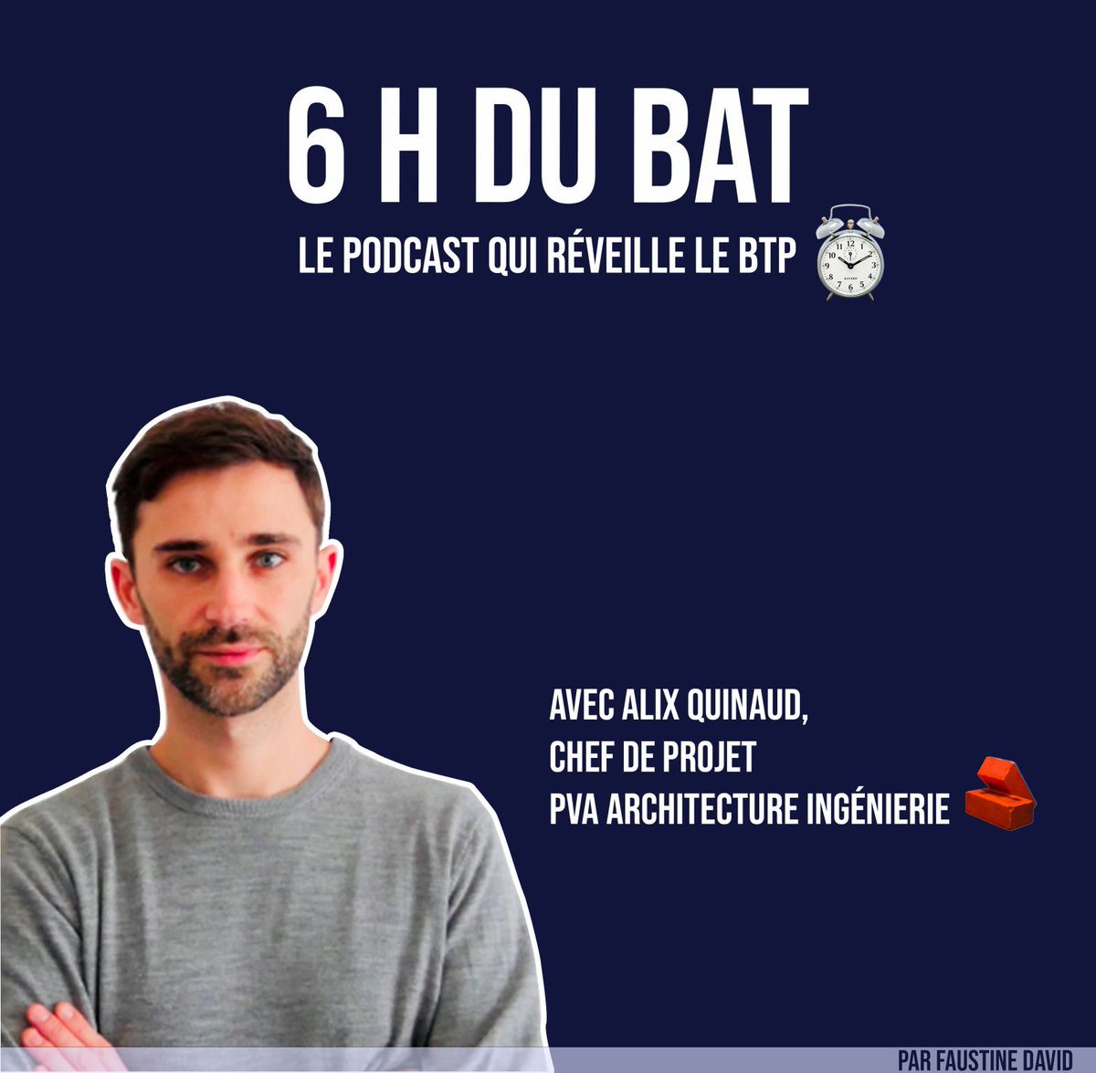 Dans 6H du BAT #2

La collaboration entre les acteurs du bâtiment : un enjeu majeur dans le monde du BTP !
 
Alix Quinaud
#BTP #podcast #architecte 
 
tinyurl.com/collabBTP