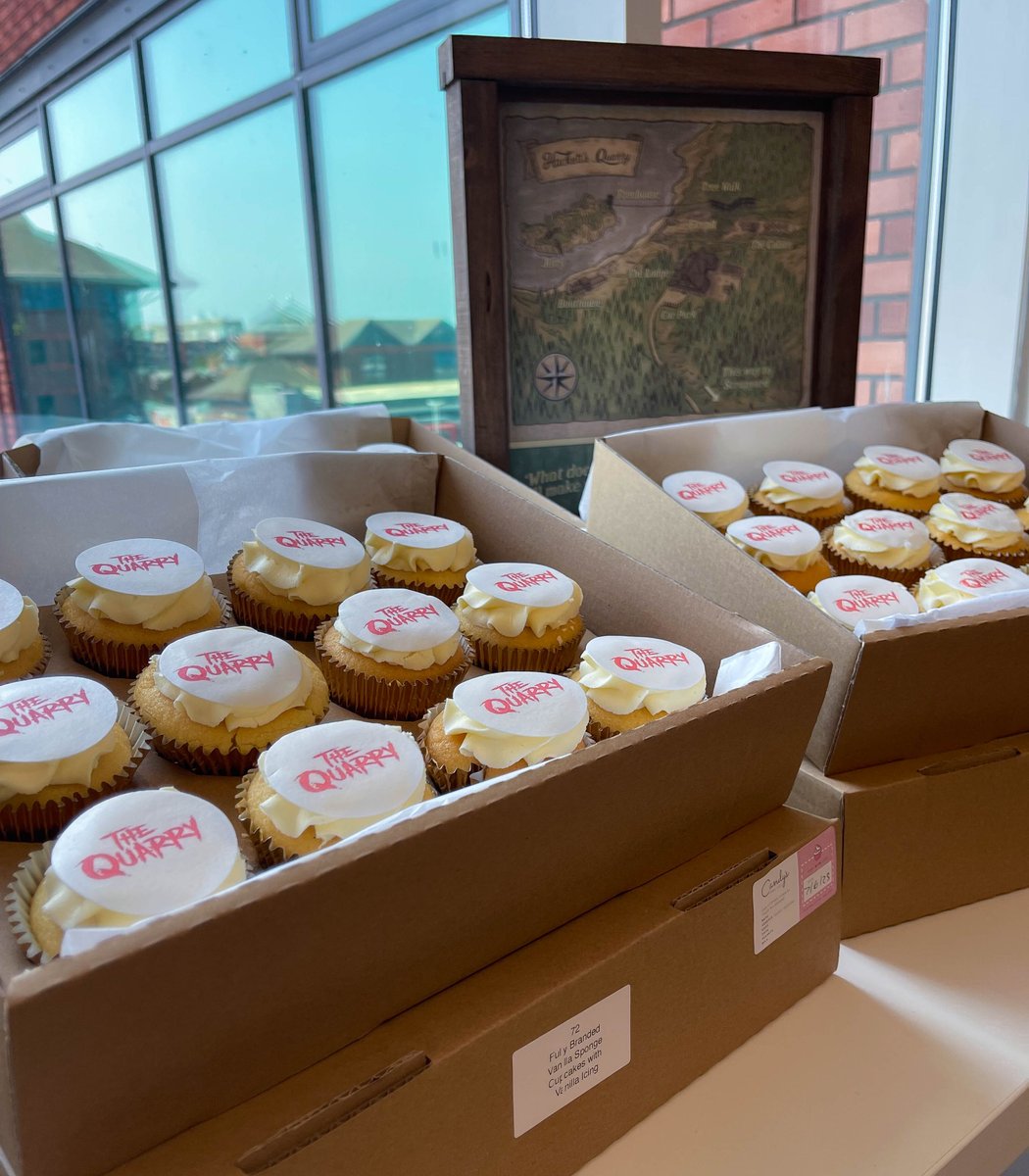 In the spirits and Laura and Max*, we're celebrating 1 year of #TheQuarry at the studio one day early 🧁

*And because the actual anniversary falls on a Saturday 😅