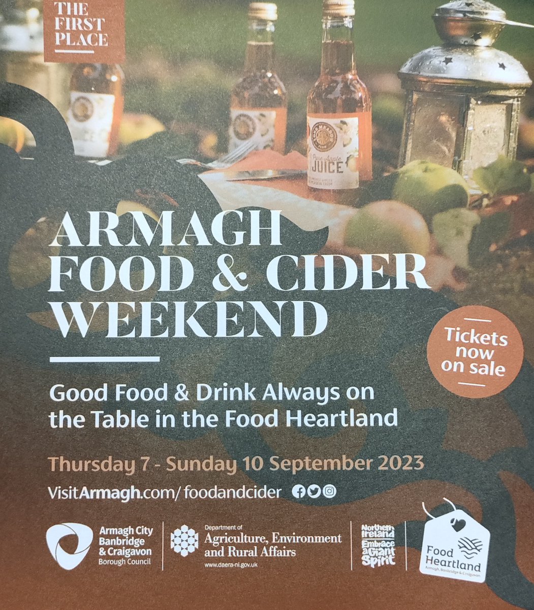Ireland's Blue Book (@irelandbluebook) on Twitter photo Good Food & Drink Always on the Table in the Food Heartland - Armagh Food & Cider Weekend 7th-10th September 2023.
visitarmagh.com/festivals/foodโฆ
Check out <a href="/NewforgeHouse/">Newforge House</a> for the perfect stay during the festival
<a href="/VisitArmagh/">VisitArmagh</a> <a href="/LKComms/">LK Communications</a> Good Food & Drink Always on the Table in the Food Heartland - Armagh Food & Cider Weekend 7th-10th September 2023.
visitarmagh.com/festivals/foodโฆ
Check out <a href="/NewforgeHouse/">Newforge House</a> for the perfect stay during the festival
<a href="/VisitArmagh/">VisitArmagh</a> <a href="/LKComms/">LK Communications</a>