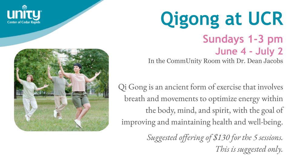 UnityofCR's tweet image. Sunday, June 11 2023  "Leaving God for GOD" - mailchi.mp/unitycr/sunday… #spiritual #PositivePath #OnlineChurch #NewThought