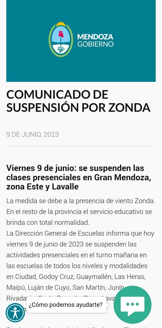 CuyoNoticias's tweet photo. Quedan suspendidas las clases en todos los niveles y modalidades en zona Este, Lavalle y Gran Mendoza en la provincia de #Mendoza por viento #Zonda incluye actividades de #UNCU https://t.co/s7TiAxchrc