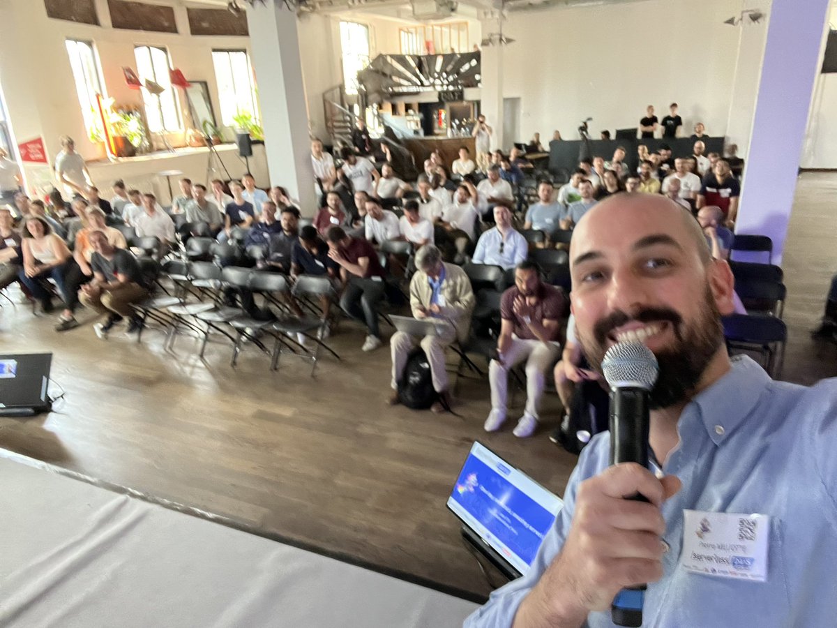 Pierre Milliotte (@pmilliotte) on Twitter photo What a program at <a href="/ServerlessParis/">ServerlessDays Paris</a> this week ! I really liked introducing the amazing cast 🤩
Thanks for the organization <a href="/AdeleGauvrit/">Adèle Gauvrit</a> <a href="/bartheletf/">Frédéric Barthelet</a>
#Serverless What a program at <a href="/ServerlessParis/">ServerlessDays Paris</a> this week ! I really liked introducing the amazing cast 🤩
Thanks for the organization <a href="/AdeleGauvrit/">Adèle Gauvrit</a> <a href="/bartheletf/">Frédéric Barthelet</a>
#Serverless