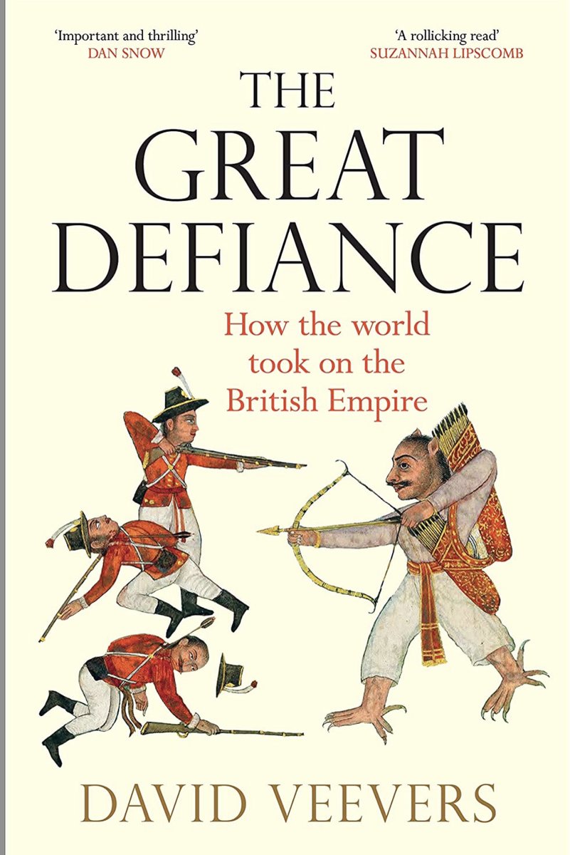 THE GREAT DEFIANCE: HOW THE WORLD TOOK ON THE BRITISH EMPIRE 
eventbrite.co.uk/e/the-great-de… 
📅 Fri 9 Jun ⏰ 2pm BST

Join me #today with Dr <a href="/DavidVeevers1/">David Veevers</a> to discuss his gripping new #book on cultures + characters across the globe and their encounters and response to British colonial