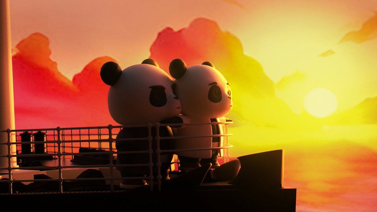 As the majestic Titanic, embodying grandeur and hope, stood tall against the scarlet backdrop of the evening, it whispered tales of a love as deep and timeless as the ocean itself.