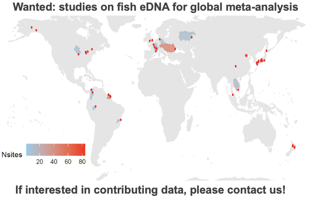 Florian Altermatt @florianaltermatt.bsky.social (@altermatt_lab) on Twitter photo Wanted: #eDNA Data and Collaborators!#RT
#Global #meta-analysis to assess🐟#biodiversity patterns. We search #collaborators providing #fish #eDNA #datasets
If interested in joining <a href="/altermatt_lab/">Florian Altermatt @florianaltermatt.bsky.social</a>, <a href="/YanZhan04701782/">Yan Zhang</a>, <a href="/loic_pellissier/">Loïc Pellissier</a> & #XiaoweiZhang, read on & contact us!
🧵1/3 Wanted: #eDNA Data and Collaborators!#RT
#Global #meta-analysis to assess🐟#biodiversity patterns. We search #collaborators providing #fish #eDNA #datasets
If interested in joining <a href="/altermatt_lab/">Florian Altermatt @florianaltermatt.bsky.social</a>, <a href="/YanZhan04701782/">Yan Zhang</a>, <a href="/loic_pellissier/">Loïc Pellissier</a> & #XiaoweiZhang, read on & contact us!
🧵1/3