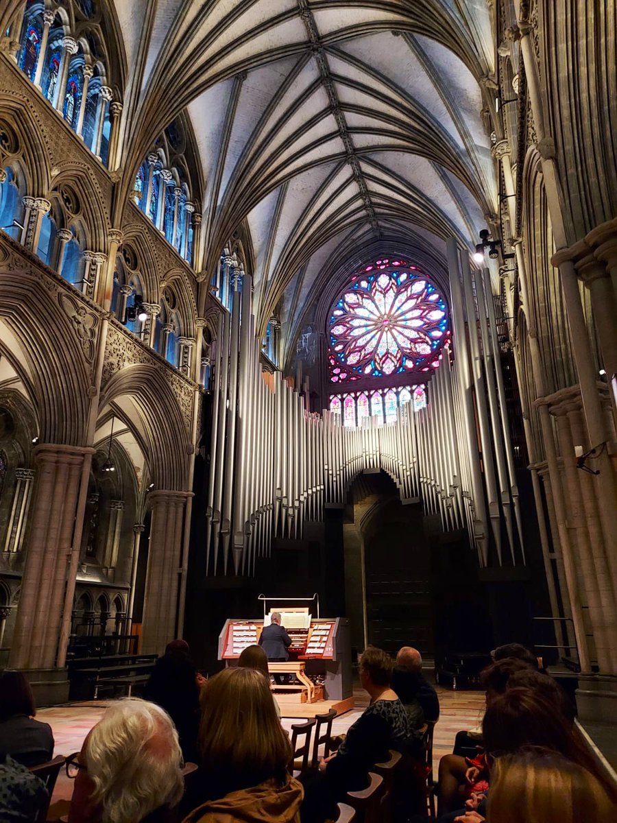 ECSCW's tweet image. A beautiful organ concert in Nidarosdomen last night followed by the conference dinner in Erkebispegården✨ #ECSCW2023