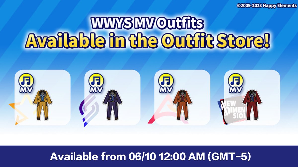 Ensemble Stars!! Music_EN on Twitter "📢WWYS MV Outfits available in