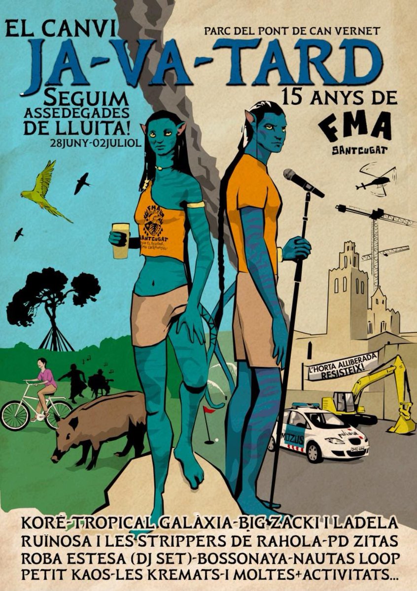 Aquest any venim fortes! 4 nits de FMA!! Encara no heu vist el nostre cartell?
𝑬𝒍 𝒄𝒂𝒏𝒗𝒊 𝒋𝒂 𝒗𝒂 𝒕𝒂𝒓𝒅, 𝒔𝒆𝒈𝒖𝒊𝒎 𝒂𝒔𝒔𝒆𝒅𝒆𝒈𝒂𝒅𝒆𝒔 𝒅𝒆 𝒍𝒍𝒖𝒊𝒕𝒂!🔥🔥🔥