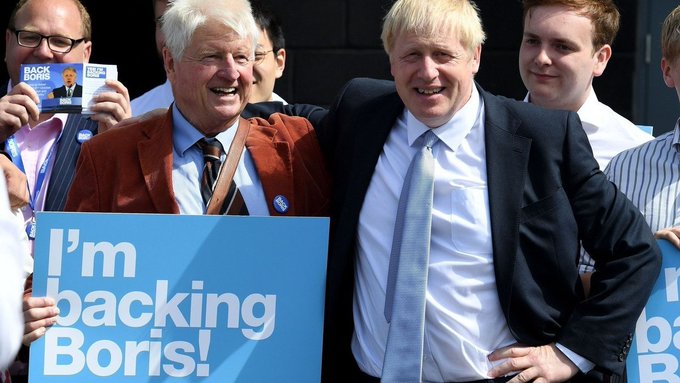If you would like to see Stanley Johnson’s knighthood rejected and Boris Johnson recalled. Like this tweet. If you would like to see them both in jail for Domestic Abuse/Fraud. RT this tweet.