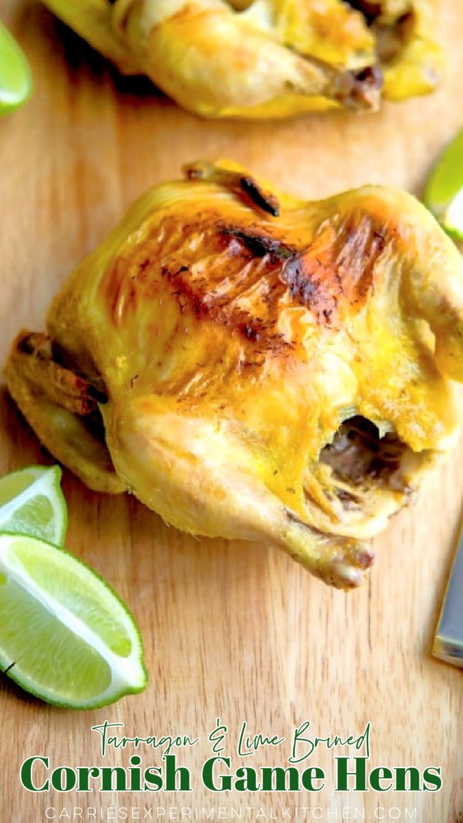 CarriesExpKtchn's tweet photo. Cornish game hens marinated in a brine of fresh tarragon and lime juice.
RECIPE--> https://t.co/etbRJ0RTox #cornishhens https://t.co/XGUIEJAtRL