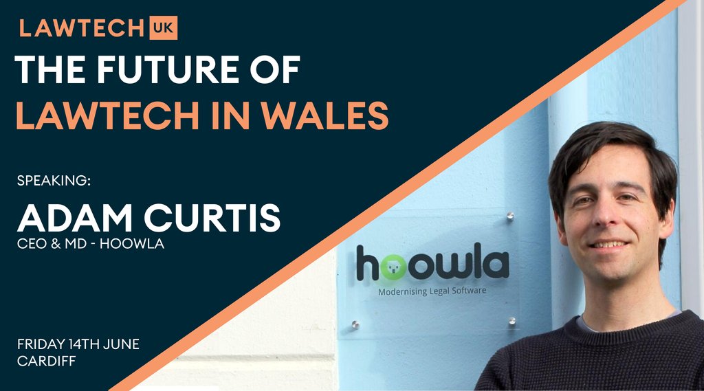 Hoowla's tweet photo. Adam Curtis, will be speaking at the LAWTECHUK event in Cardiff on the 14th.

He'll talk about the problems we solve as a legal tech provider and our journey from a start-up to a fully-established business.

https://t.co/Uaw7Sbv4F9

Come say hello! https://t.co/yldDOyFQ2S