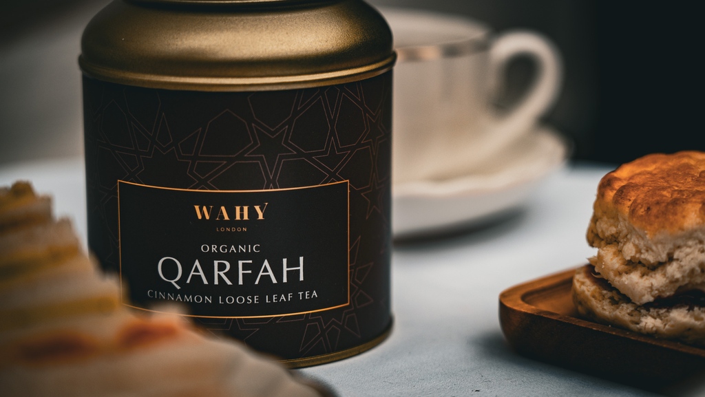 Embark on a sensory adventure with our Tea Duo, featuring the tantalizing Qarfah Loose Leaf Cinnamon Tea and the refreshing Maghreb Loose Leaf Moroccan Mint Tea.

#WAHYLondon #TeaDuo #CinnamonTea #MoroccanMintTea #FlavorfulJourney #SensoryAdventure #TeaTimeIndulgence