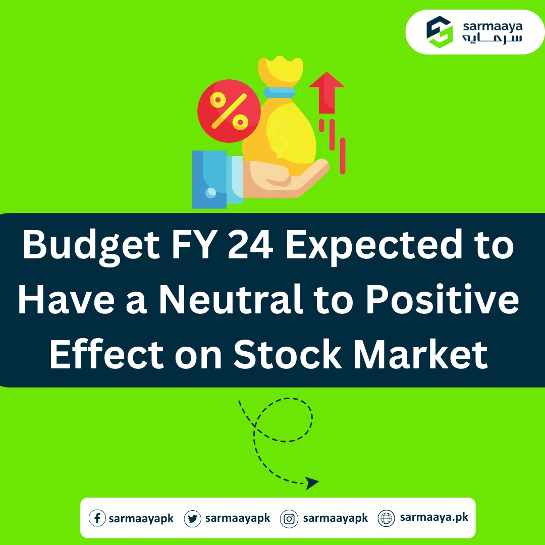sarmaayapk's tweet photo. Budget FY24 Expected to Have a Neutral to Positive Effect on Stock Market.

#SarmaayaFinancials #Budget #BudgetFY24 #budgetfy24 #fy24 #expectedbudget #stock #Markets https://t.co/UdyJuDiU9e
