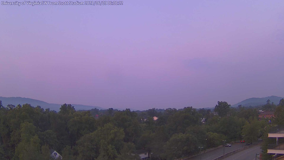 UVA Scott Stadium at sunrise and it's 52.9 F.