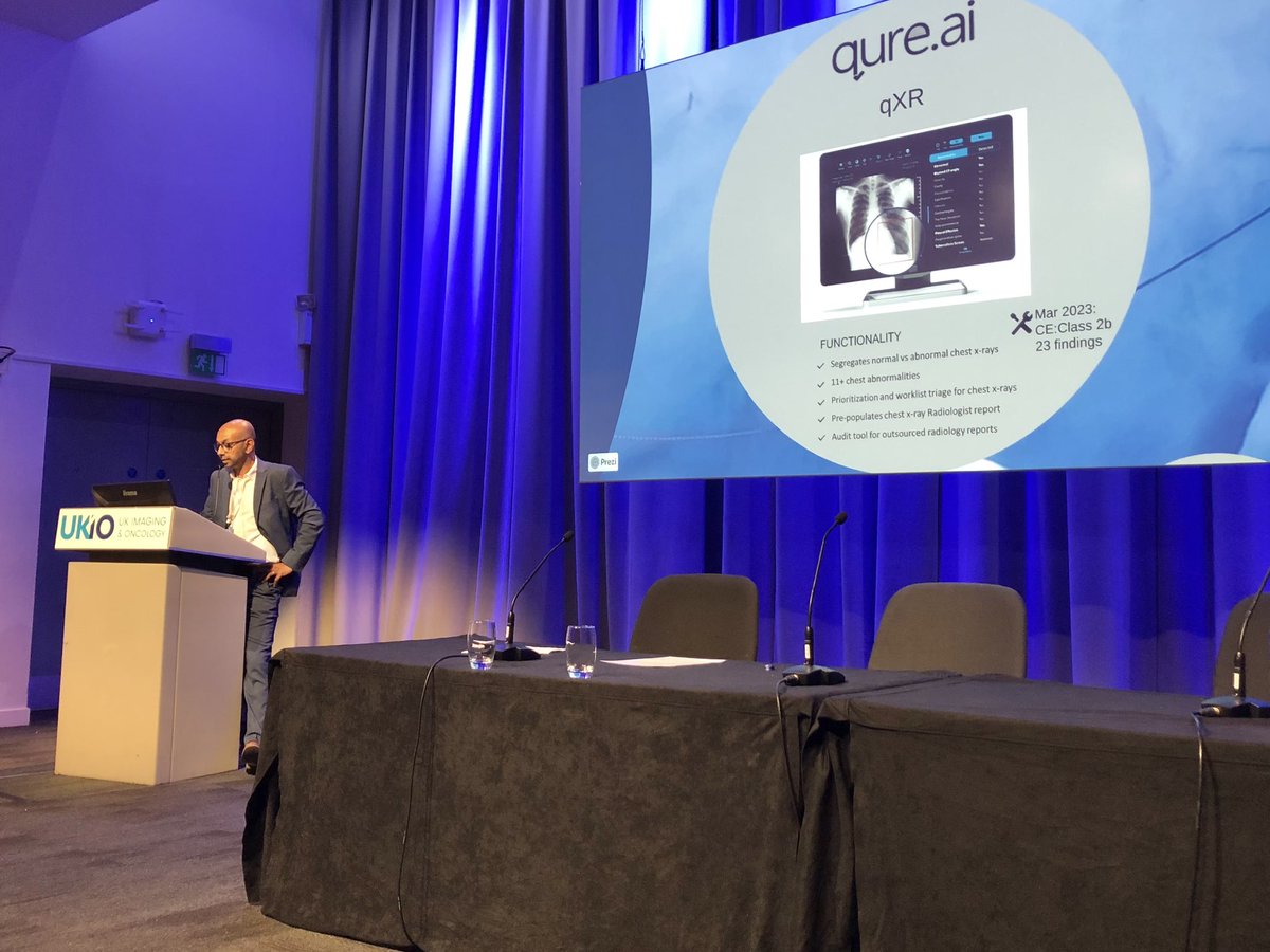 ShPingu's tweet photo. Excellent talk by @NeelanDas about the new AI CXR initiative in our Trust @EKHUFT @qure_ai https://t.co/E0zeIOXRH9