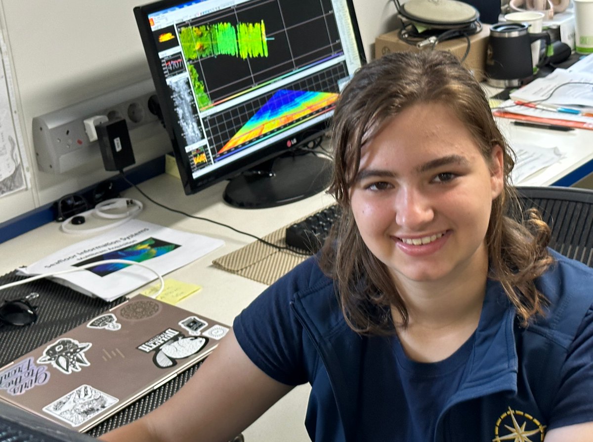 EVNautilus's tweet image. Today's #InstagramTakeover is by NA149 Navigation Intern Cheyenne Waters. Cheyenne is an undergraduate cadet at the @USCGAcademy who is studying Marine and Environmental Sciences. Stay tuned as Cheyenne takes over our #Instagram and #FacebookStories from aboard #EVNautilus.