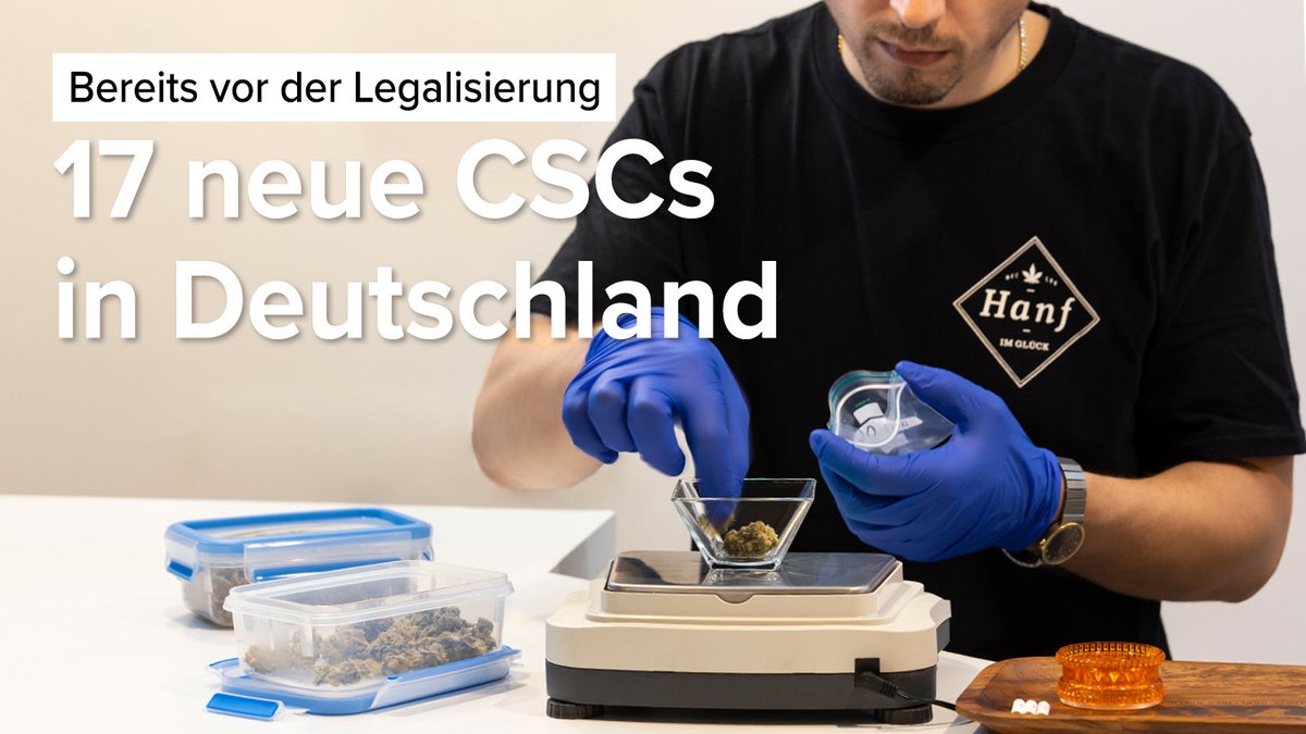 hanfglueck's tweet photo. Mit der kurz bevorstehenden Legalisierung ist es wichtig, vorbereitet zu sein. Daher planen wir jetzt schon, die Etablierung von zahlreichen Hanf im Glück CSCs in Deutschland. Melde dich bereits jetzt an einem unserer CSC Standorte an: https://t.co/KowX3T6uYm https://t.co/CqCrwOAoyT