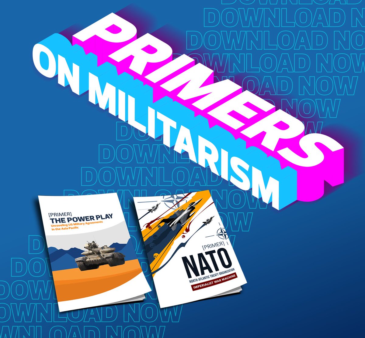 PRIMERS ON MILITARISM IS OUT! You can download our latest publication through our Knowledge Hub. 1. The Power Play: Unraveling US Military Agreements in the Asia Pacific tinyurl.com/5y8z3df9 2. NATO: Imperialist War Machine tinyurl.com/3j4rrub4