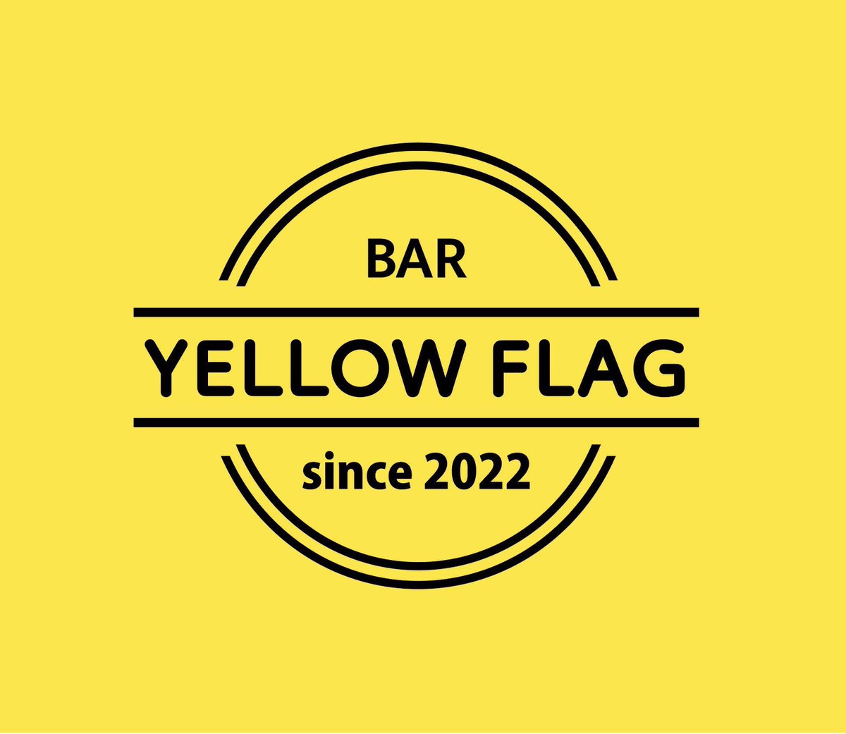 BAR YELLOW FLAG【公式】 on Twitter "6/9(金) 2100オープンです🫶 ちょっと蒸暑いですね💦 夜には涼しく